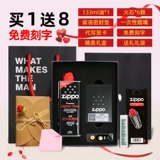 Zhibao Ligher Eight -Myear Old Shop более 20 цветных зажигалок искренний Zippo Подлинный ветрозащитная черная краска Baijia индивидуально