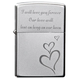 Мужская оригинальная матовая зажигалка на день Святого Валентина