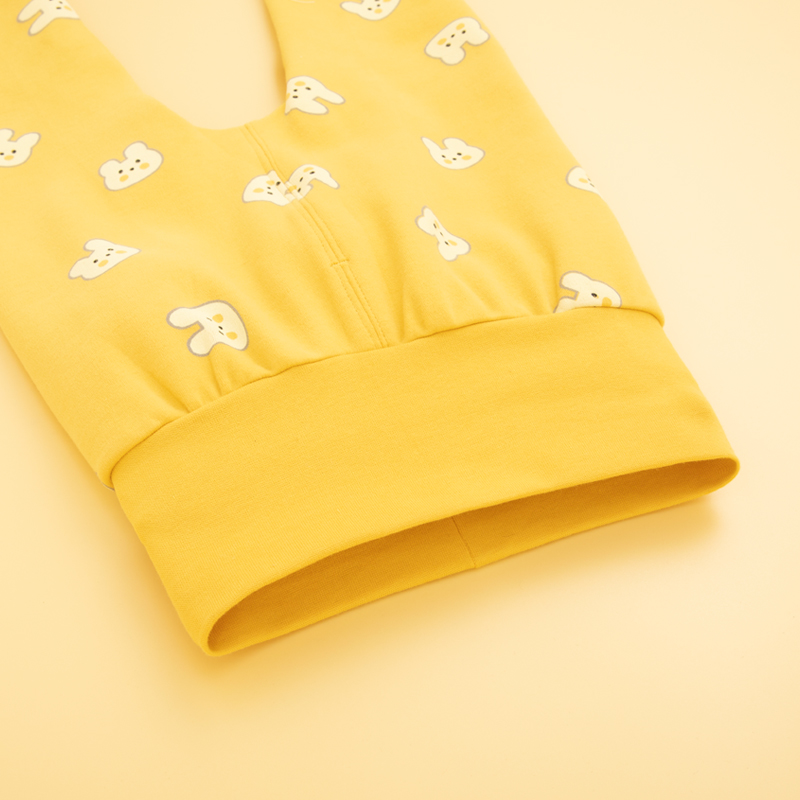 多比兔儿童内衣套装男女童秋衣秋裤男孩舒绒棉毛衫睡衣春秋季保暖 - 图3