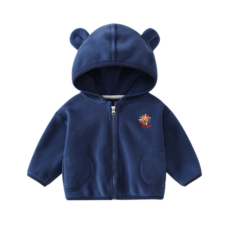婴儿摇粒绒外套秋冬男童宝宝保暖连帽衣服儿童冬装外出服上衣女童,淘宝优惠券,粉丝福利购,淘宝优惠卷
