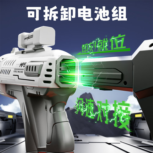 2026新款泡泡机儿童手持加特林吹泡泡枪全电动男女孩玩具网红爆款 - 图2