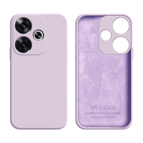 逸圣适用于红米Turbo3手机壳草紫色Redmi Turbo3哈利波特版新款液态硅胶内衬植绒男女简约亲肤磨砂防摔软壳 - 图0