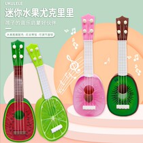 Creative Children Fruit Guitar Toys Jukri Riri Emulation Small Guitar Musical Instruments Toys Wholesale to Sell Hot