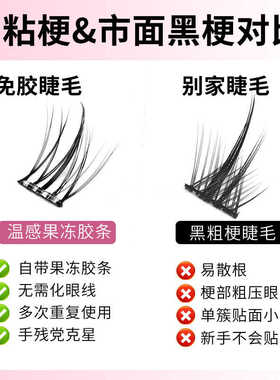 漫画眼太阳花舒适美睫日常假睫毛