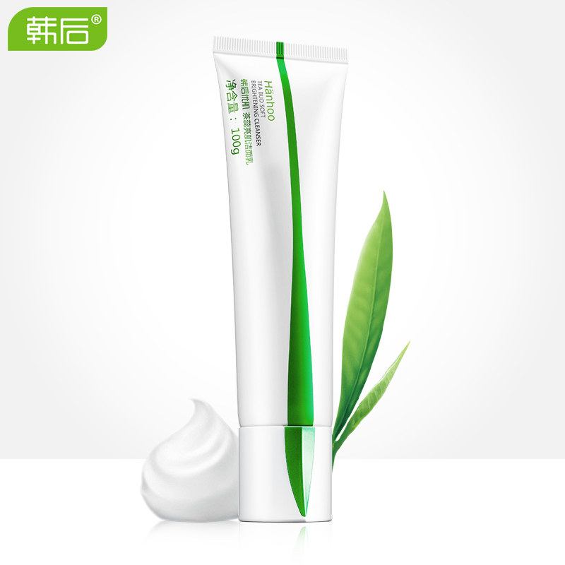 韩后深层清洁毛孔泡沫茶蕊洗面奶 韩后贝臣洁面