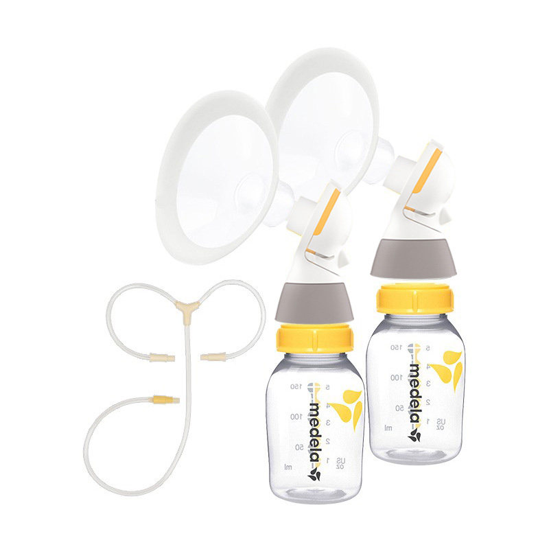 medela舒悦版丝韵翼双边护罩连接器 依箱母婴吸奶器