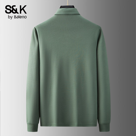 Baleno autumn new loose business POLO shirt for men