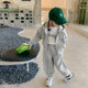 Girls autumn sports suit fashionable children's clothing two-piece set