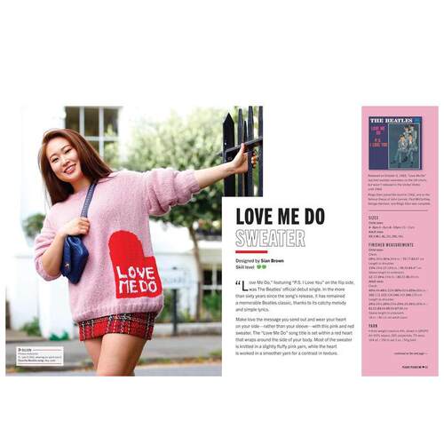 【预售】披头士：官方钩织书All You Knit Is Love: The Official Beatles Knitting Book 英文进口原版手工制作图书Smith  Carol - 图3