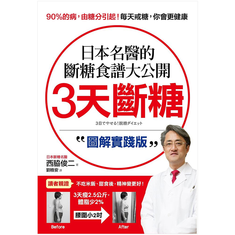 【现货】日本名医的断糖食谱大公开！ 西胁俊二 中文餐饮料理减肥 港台原版图书籍台版正版进口繁体中文 - 图0