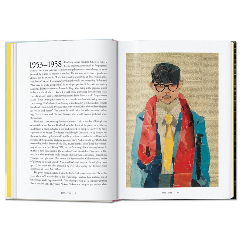 【现货】TASCHEN出版 David Hockney. A Chronology. 40th Ed.【40周年纪念版】大卫·霍克尼 艺术画册 英文原版 David Hockney - 图1