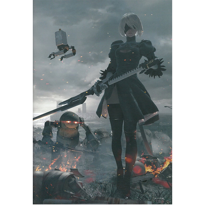 【现货】NieR:Automata World Guide美术记録集 《廃墟都市调査报告书》，尼尔机械纪元美术记录集 废墟都市调查报告书 日文原版 - 图0