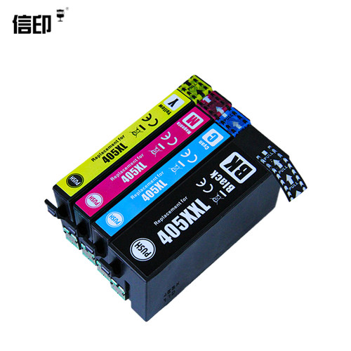信印适用爱普生WF7830墨盒EPSON  WF3820DWF WF4830 4820 WF7310 WF7840彩色WF7835墨水WF4830打印机E405墨盒 - 图1