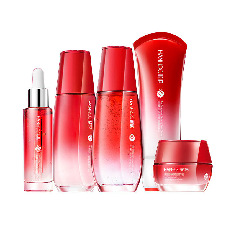 韩后护肤品套装正品红石榴水乳补水 韩后佳芬面部护理套装