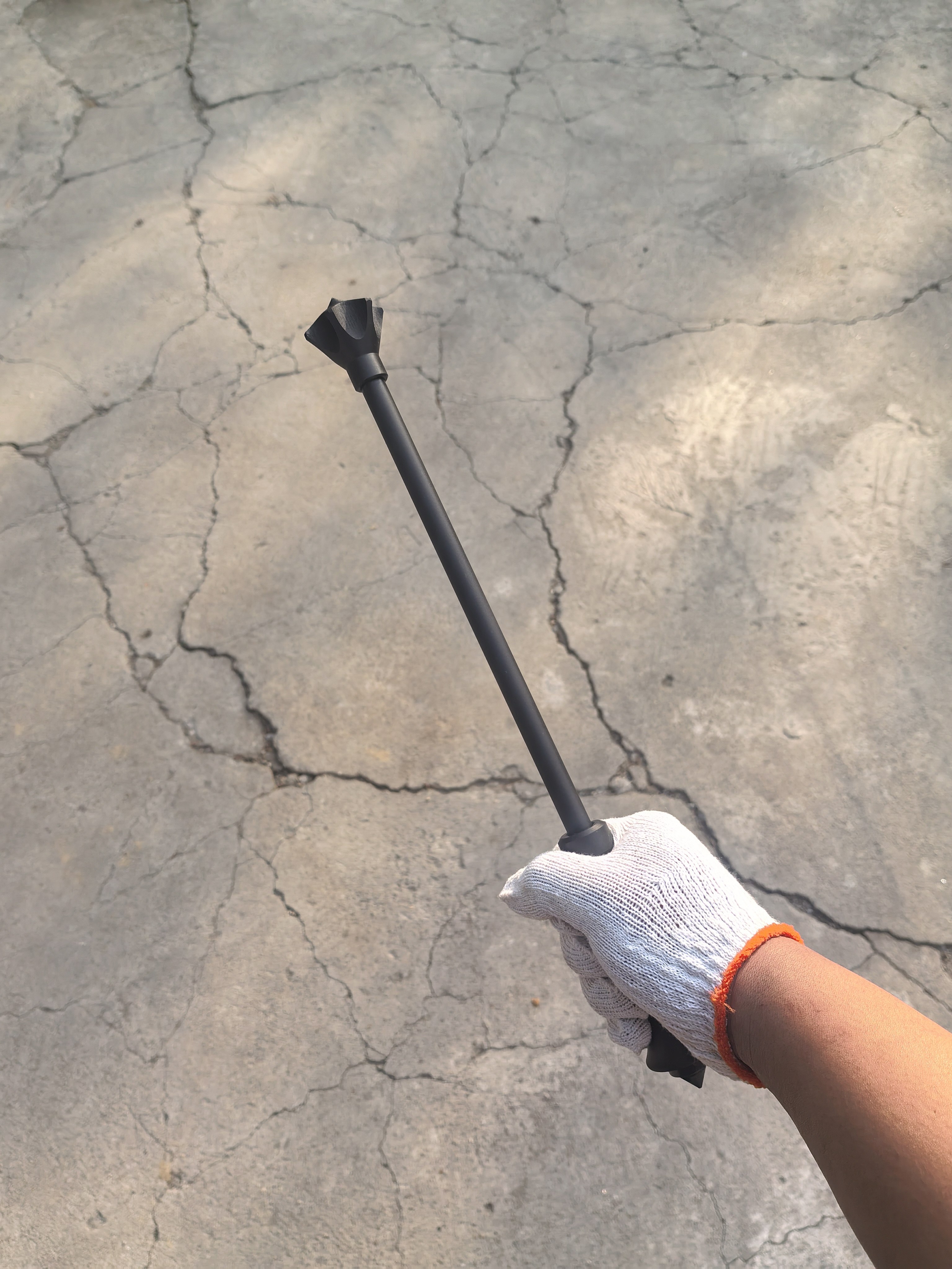 战壕锤2025 骨朵 袖锤 尾部可做破窗锤 磨砂黑化,淘宝优惠券,粉丝福利购,淘宝优惠卷