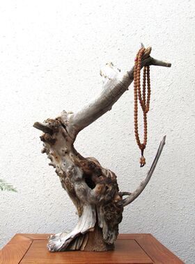 枯木随形自然禅意风高档礼品摆件