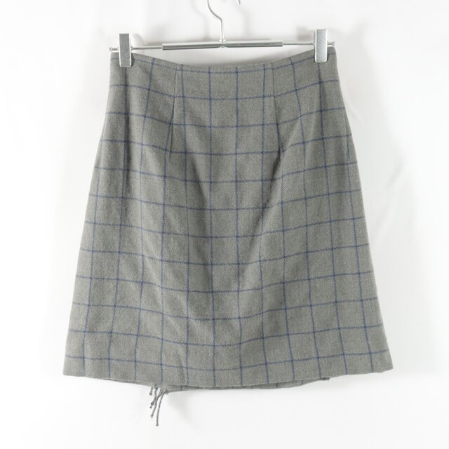 Short A-line skirt Japanese single plaid skirt