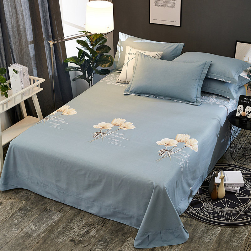 100%纯棉加厚磨毛四件套全棉被套被罩床单床笠款春秋季床上用品三,淘宝优惠券,粉丝福利购,淘宝优惠卷