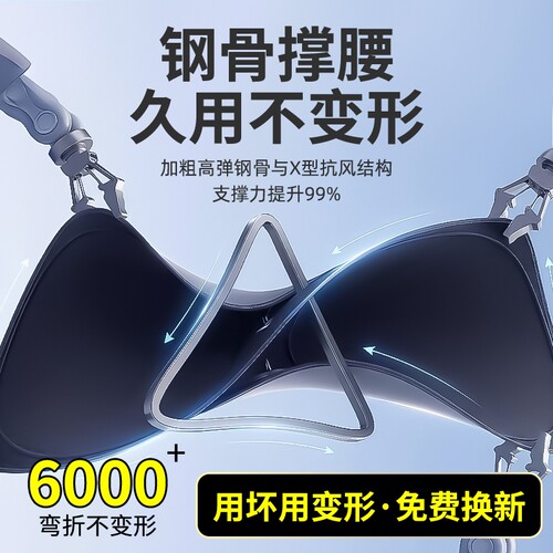 适用智己LS6/L6/LS7/L7/26款汽车遮阳帘前挡风玻璃防晒隔热伞板罩 - 图2