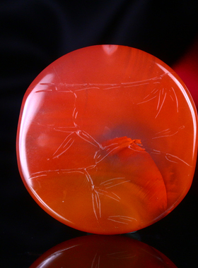 梅林达男女南红玛瑙卧佛吊坠