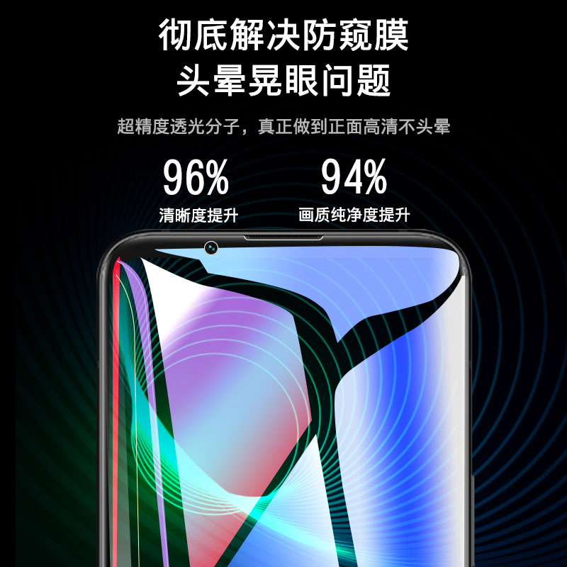 创霸旗舰店努比亚play钢化膜nubia play防窥膜全屏防偷窥瞄手机贴膜5g原装努比亚paly防窥窃视屏保护膜全包边刚化玻璃屏3