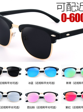 德力威偏光近视偏光男女近视墨镜