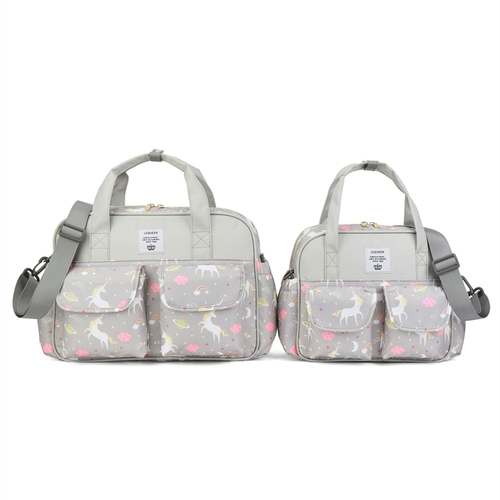 Портативная маленькая большая барсетка для матери и ребенка, модная сумка на одно плечо для выхода на улицу