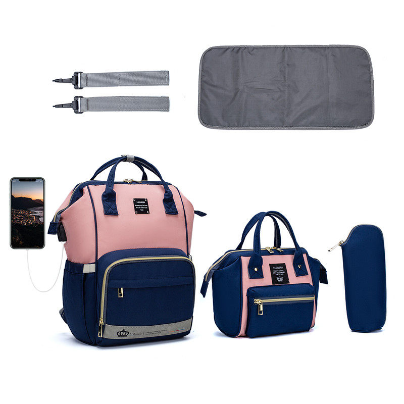 妈咪包防水轻便妈妈包手提多功能 lequeen妈咪包/袋