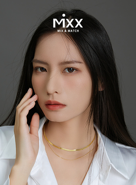 Mixx925银简约通用蛇骨链