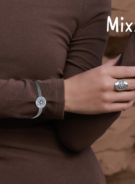 Mixx靡诗秋冬新品繁花抽拉式手链轻奢高级感