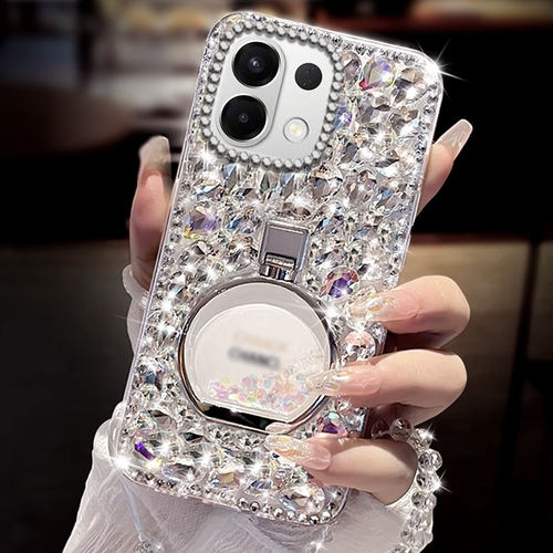 满钻奢华香水瓶水钻适用OPPOk12s手机壳防摔A1x新品K11全包k13小众A97 女款A2m外壳k12x高级感A3镶钻A3 - 图1