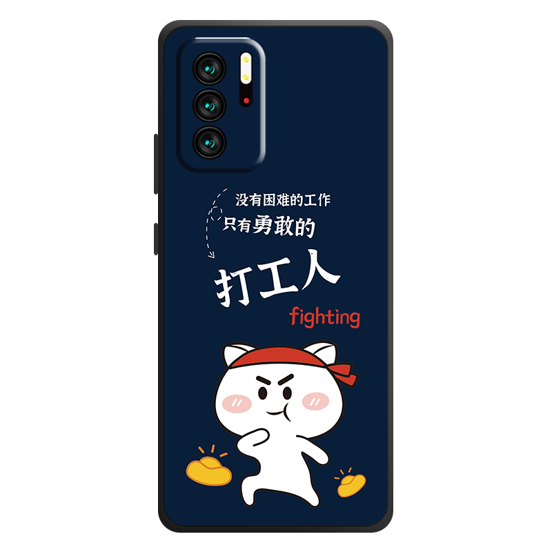 小米redmi红米note10手机壳redminote10Pro保护套Pro防摔全包软超薄情侣网红男硅胶女新款直边卡通打工人定制 - 图0