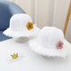 Baby Hat Spring and Autumn Flin lindo flor de encaje para niña pescador gorro de pescador