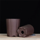 Самостоятельный бутик -бутик -бутик -фиолетовый песчаный горшок с крупным калибром орхидеи мясной горшок с цветочным горшками, джентльменская орхидея керамическая кастрюль