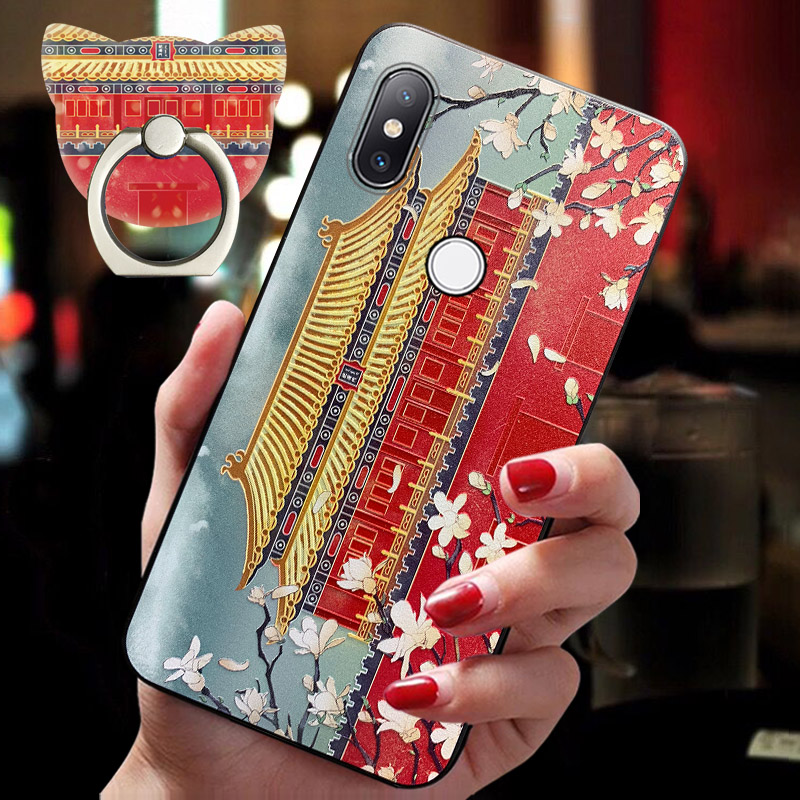 上新了故宫小米mix2s手机壳中国风米mix2潮牌女mi2s硅胶软壳mis2s全包防摔复古网红同款古风男潮保护壳限量版 - 图2