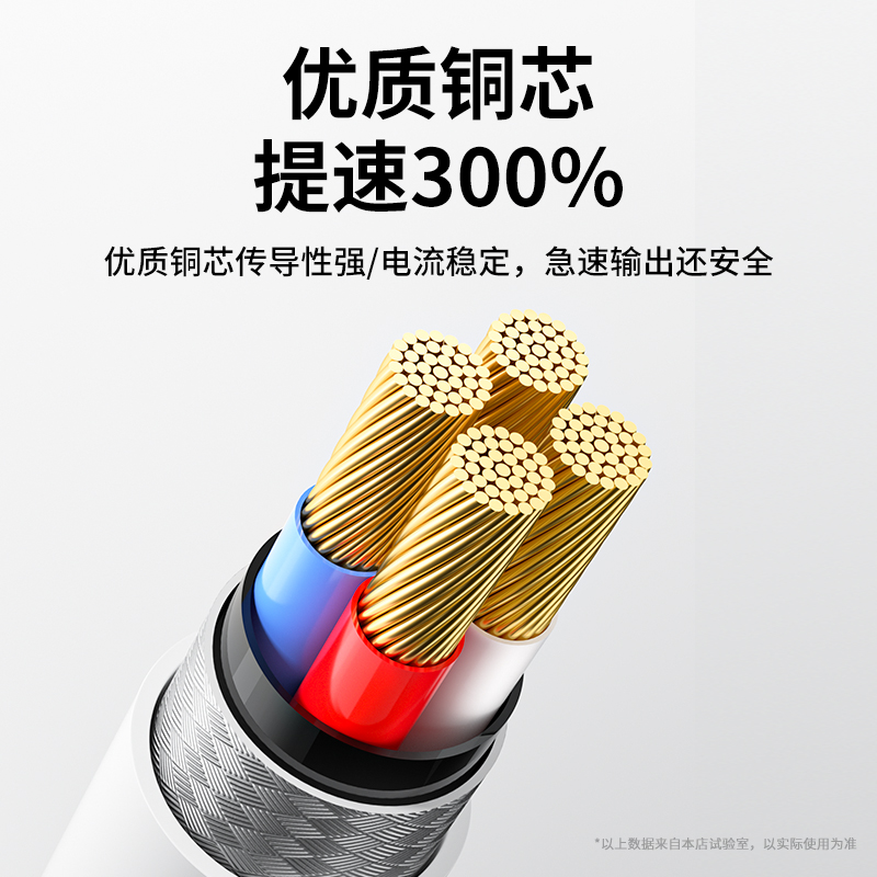 能适typec数据线超短10cm专用20充电宝短线适用华为荣耀oppo小米vivo红米苹果iphone安卓usb通用短款手机快充 - 图2