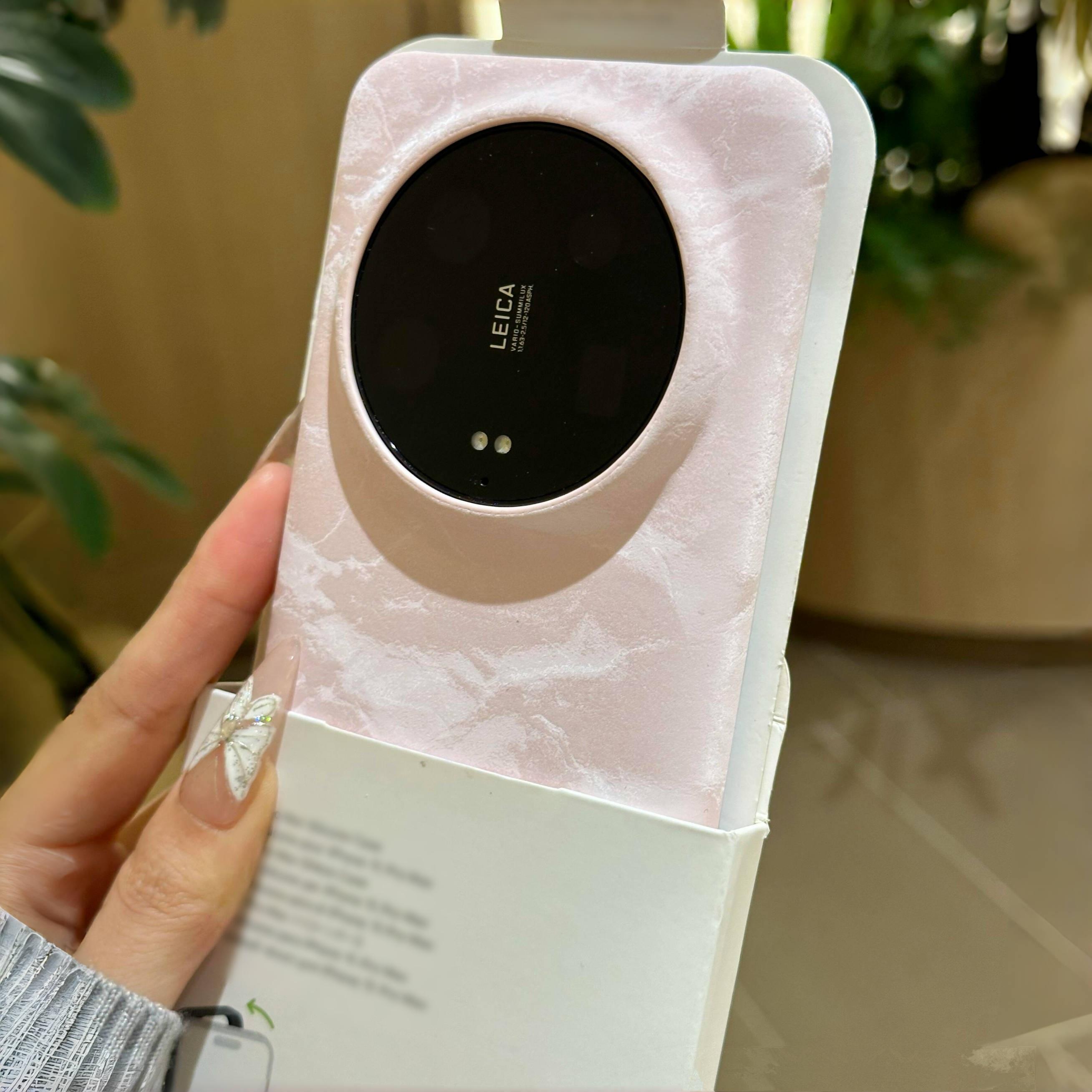 ins小香风丝绒布面樱花粉色适用小米15Ultra手机壳14/15pro红米K80高级感K70秋冬新款13大孔半包散热耐脏防摔 - 图0