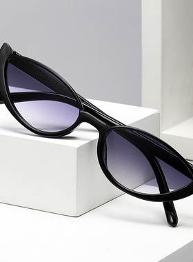 网红墨镜女ins街拍太阳镜时尚防紫外线舒适眼镜2024年新款显脸小