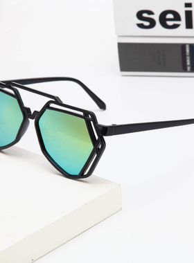 清仓太阳镜女大脸墨镜防紫外线圆脸显瘦夏海边高级感眼镜潮