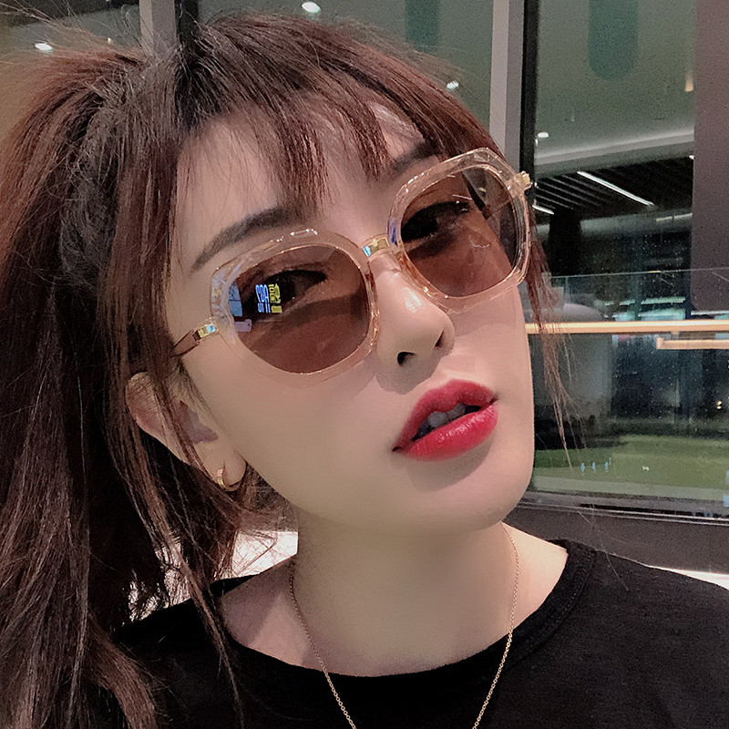 马克芬迪健然堂专卖店新款ins墨镜女韩版潮gm太阳镜圆脸网红大脸街拍防紫外线眼镜1