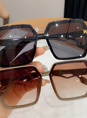 【亏本清仓】墨镜女网红太阳镜潮时尚黑色眼镜大脸显瘦防紫外线