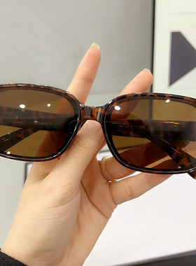 时尚墨镜防晒防紫外线2024年新款自带妆容感大脸显瘦太阳镜新款潮