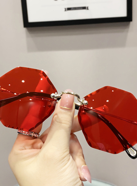 墨镜女高级感太阳镜夏海边圆脸