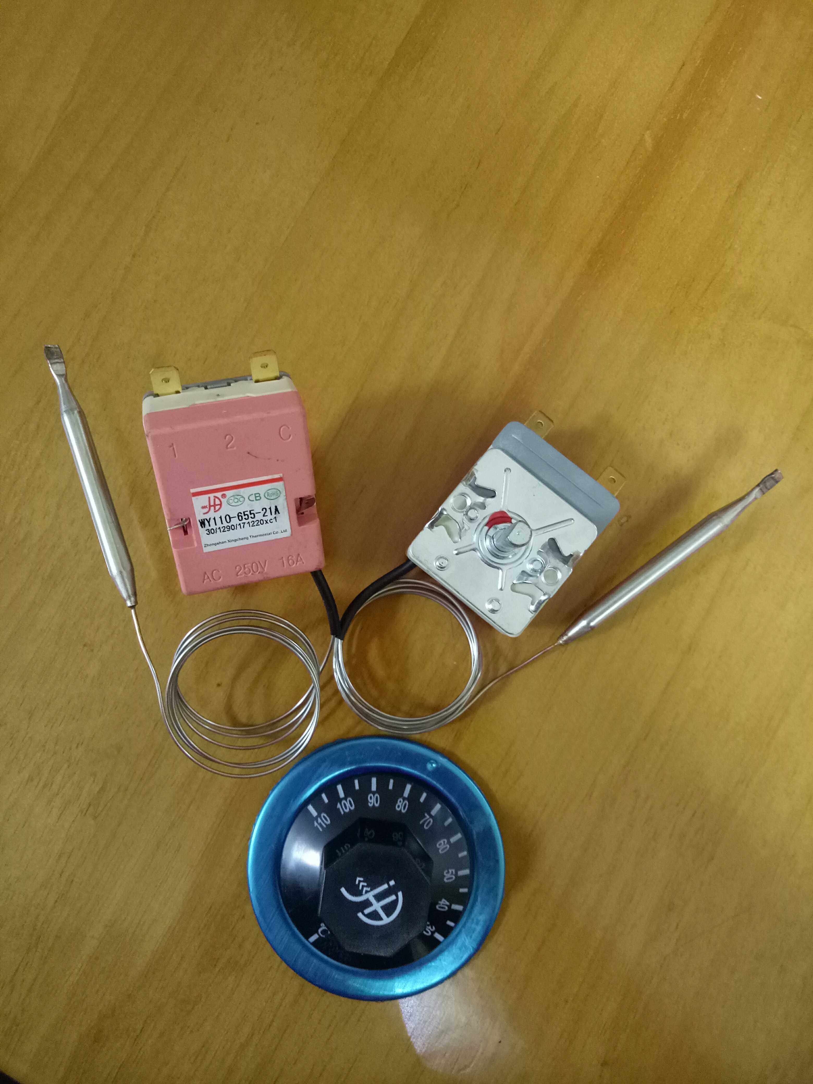 电热水器温控器75度可调铜头美的海尔万和新飞限温器新款配件通用,淘宝优惠券,粉丝福利购,淘宝优惠卷