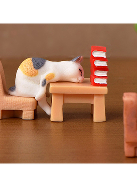 卡通动物树脂玩偶孩子过家家玩具