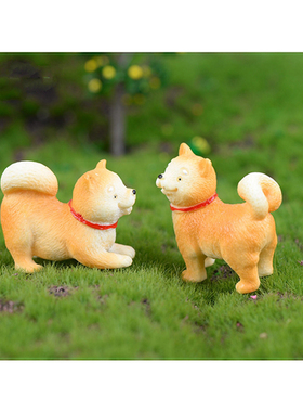 卡通动物树脂玩偶儿童过家家玩具