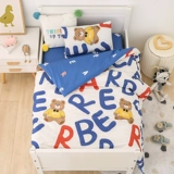 Детское одеяло для детского сада, хлопковый комплект, детский пододеяльник для кроватки, 3 предмета, постельные принадлежности