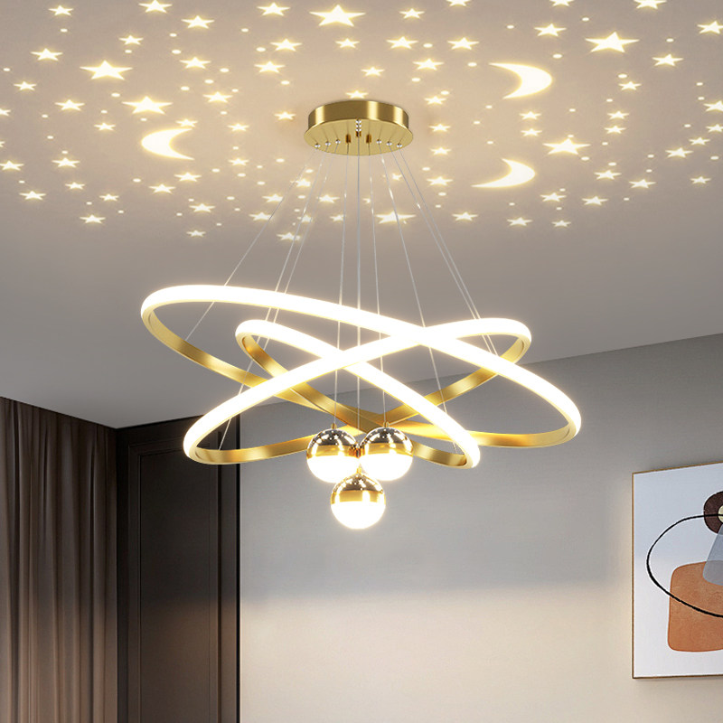 广东中山灯具餐厅吊灯三环吧台饭厅饭桌led现代简约网红吊灯北欧,淘宝优惠券,粉丝福利购,淘宝优惠卷