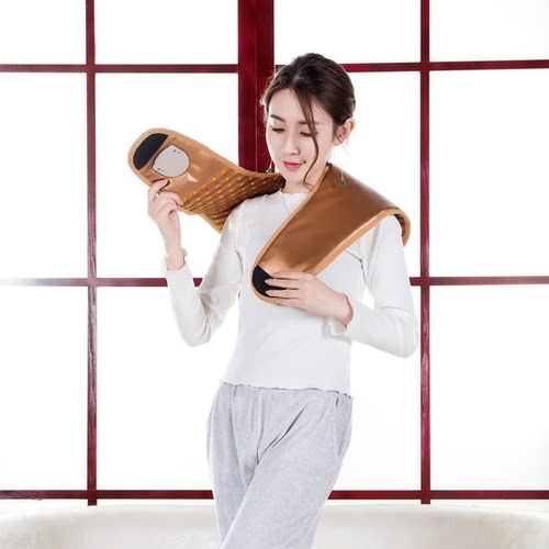 玉盛源电加热护肩肩颈热敷颈椎肩周炎温灸脖子双肩膀男女通用 - 图0