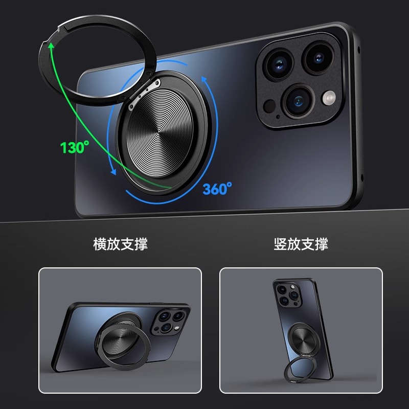 适用华为荣耀90手机壳honor90pro保护套90lite全包REA一AN00防摔REP磨砂硬壳男女带支架新款超薄磁吸曲屏专用 - 图3